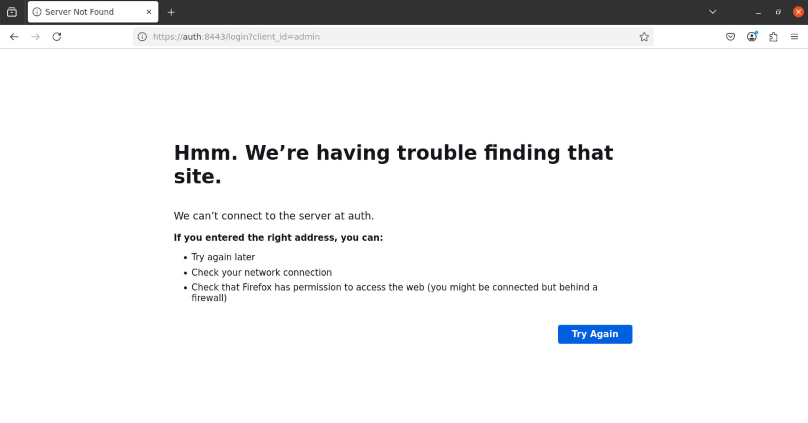 Admin Error if Gateway Trusted Proxies Not Configured