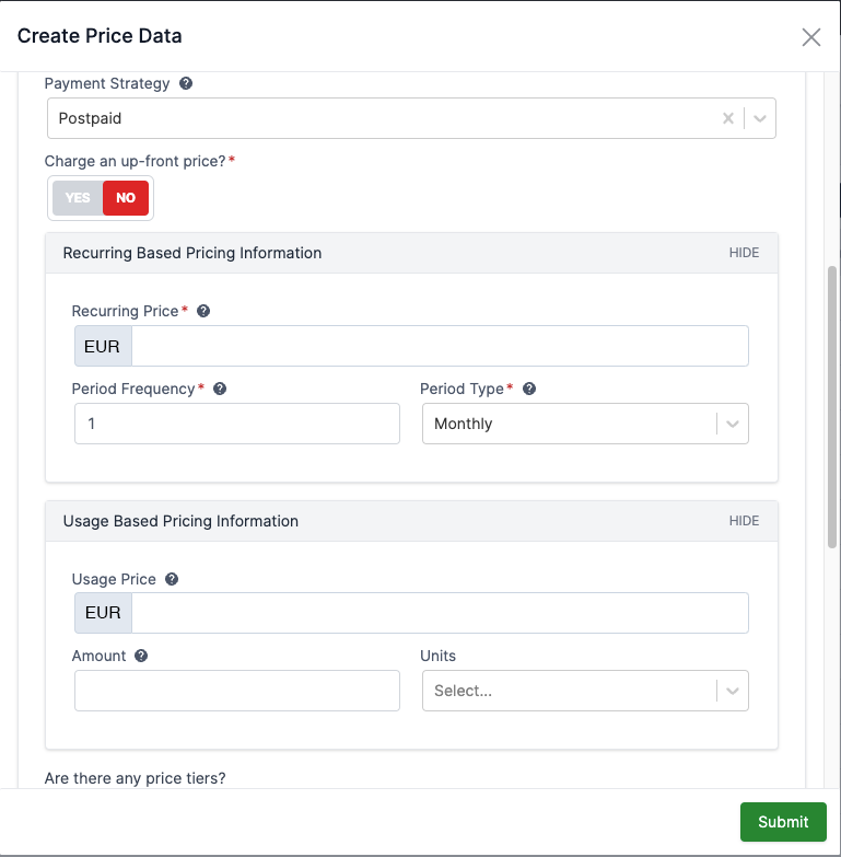 subscription postpaid