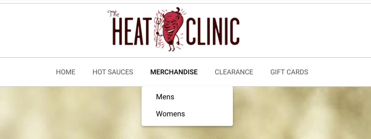 Heat Clinic Main Menu
